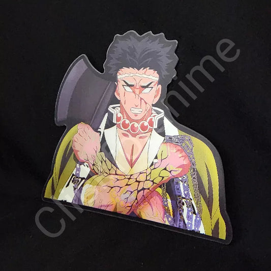 Demon Slayer: Gyomei Himejima 3D Moving Sticker Lenticular Anime Manga Decal