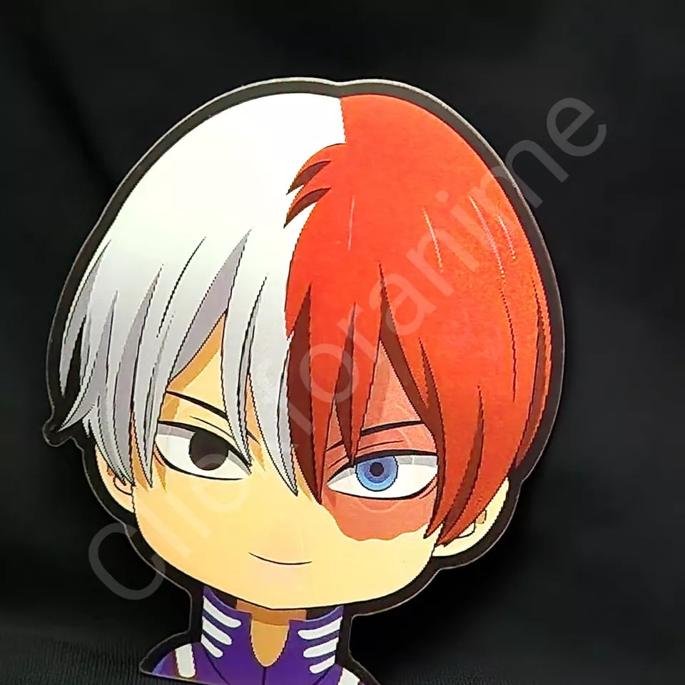 My Hero Academia: Shoto Todoroki 3D Moving Sticker Lenticular Decal Anime Manga