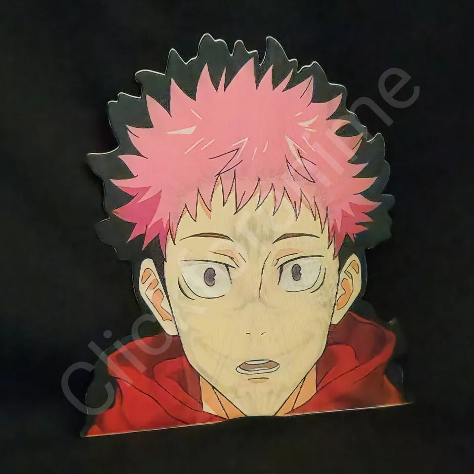 Jujutsu Kaisen: Yuji Itadori Sukuna 3D Moving Sticker Anime Lenticular Decal JJK