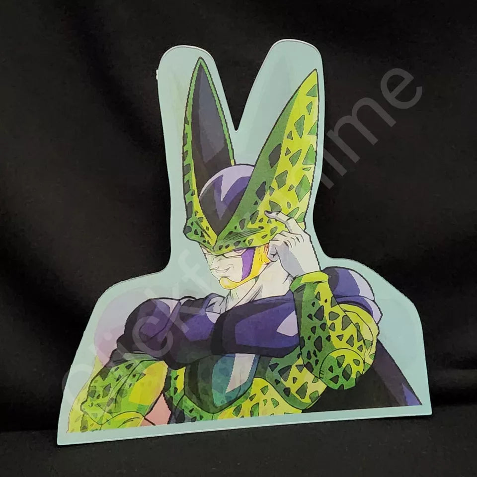 Dragon Ball Z: Cell 3D Moving Sticker Anime Manga Lenticular Car Laptop Decal