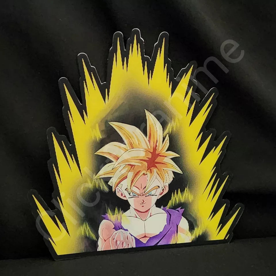 Dragon Ball Z : Young Gohan Super Saiyan , 3D Moving Sticker Lenticular Decal