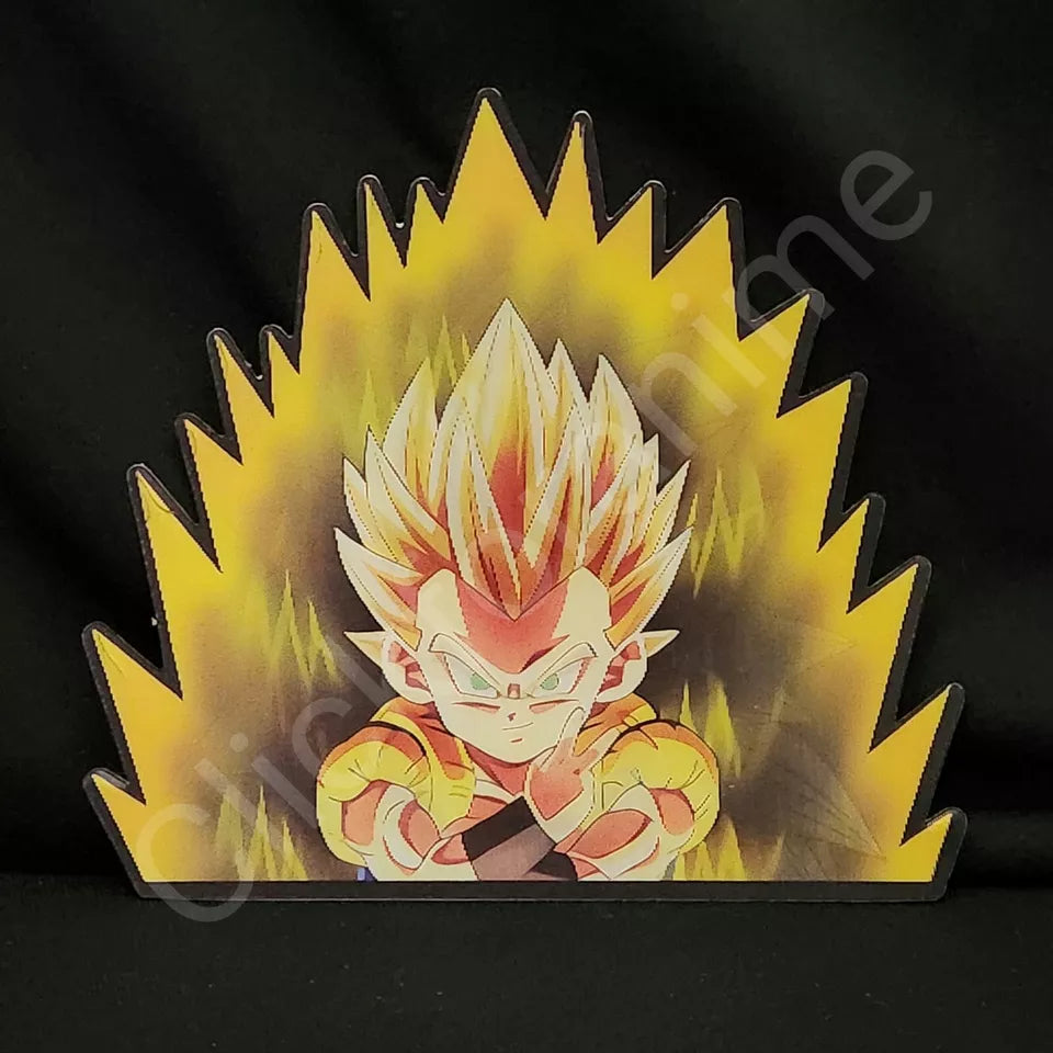 Dragon Ball Z : Gotenks Super Saiyan , 3D Moving Sticker Lenticular Car Decal