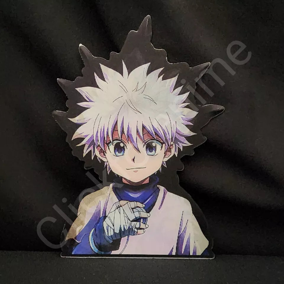 Hunter X Hunter Killua Zoldyc 3D Moving Large Sticker Lenticular Laptop Decal