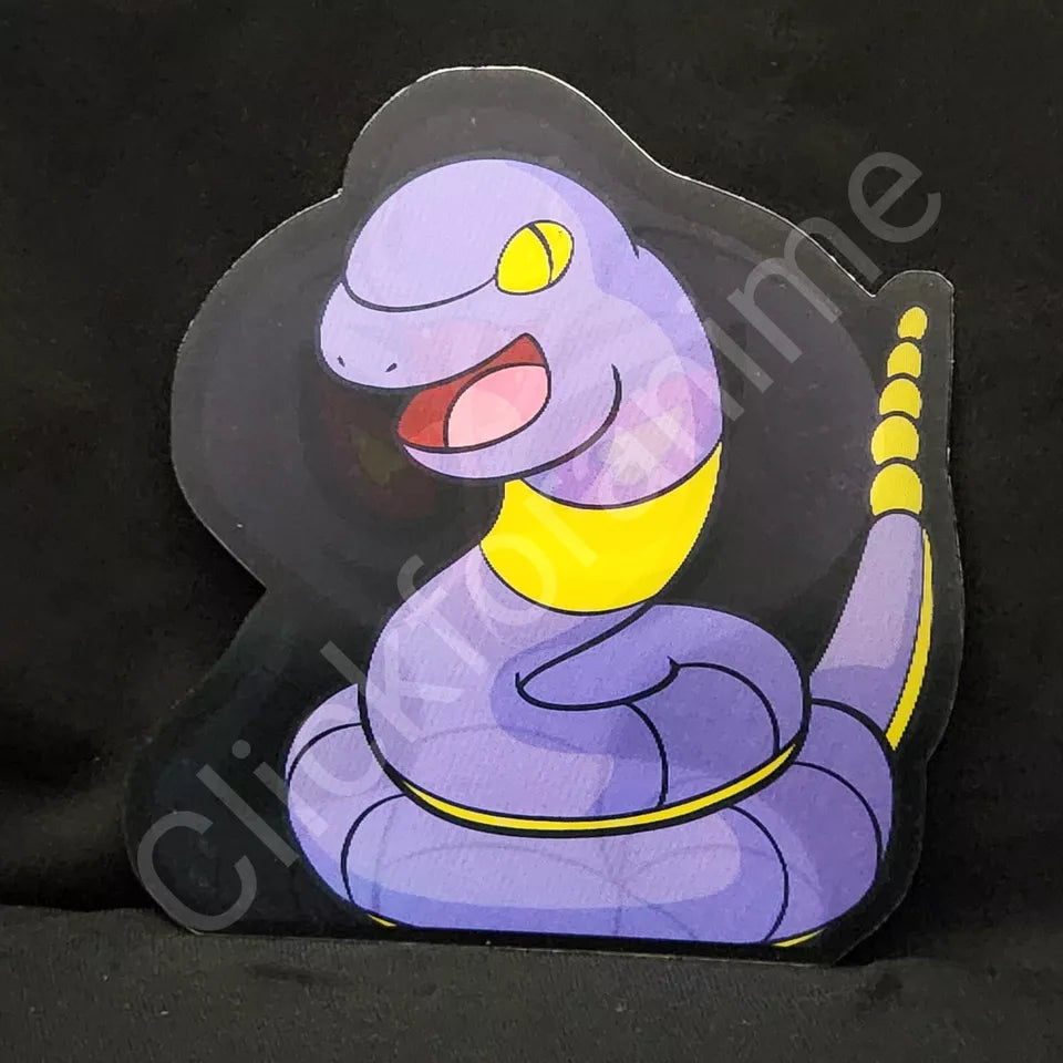 Pokemon: Ekans Arbok 3D Moving Car Sticker Lenticular laptop Car Decal