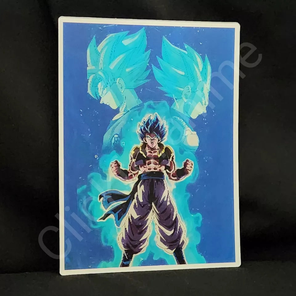 Dragon Ball Z : Broly Gogeta 3D Moving Sticker Lenticular Car Decal