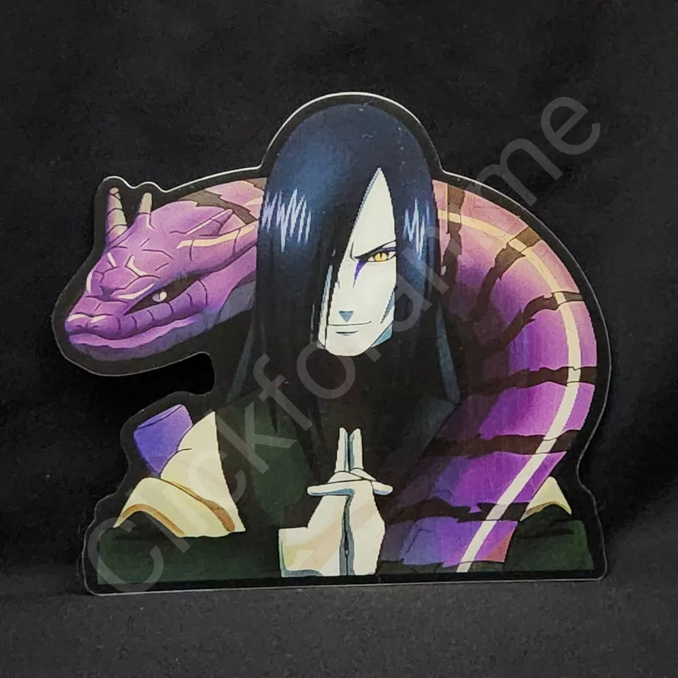 Naruto Shippuden: Orochimaru 3D Moving Sticker Anime Manga Lenticular decal