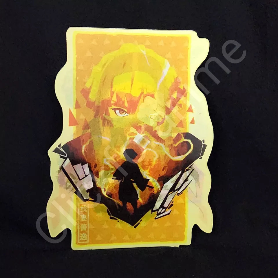 Demon Slayer: Nezuko Tanjiro Zenitsu 3D Moving Sticker Lenticular Anime Manga