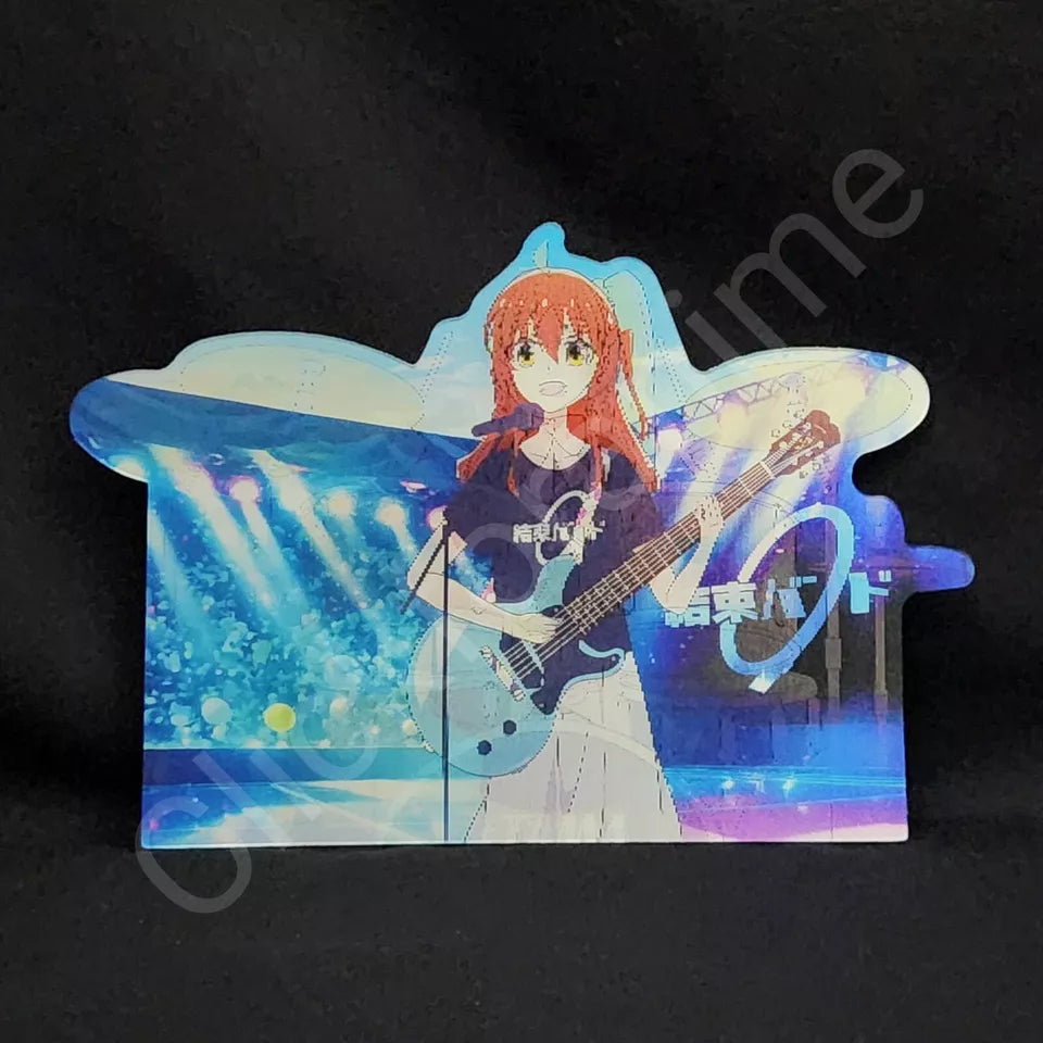 BOCCHI THE ROCK! 3D Moving Sticker Lenticular Decal Changing Design