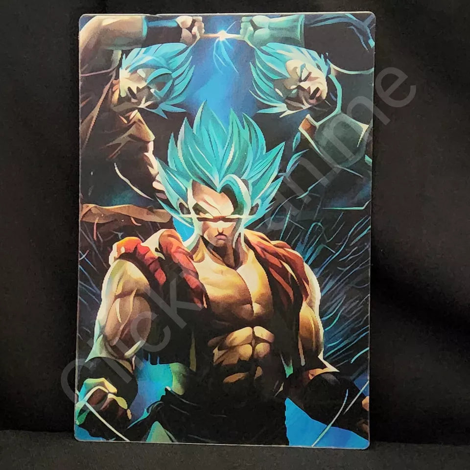 Dragon Ball Z : Gogeta Zamasu 3D Moving Sticker Anime Lenticular Decal Super