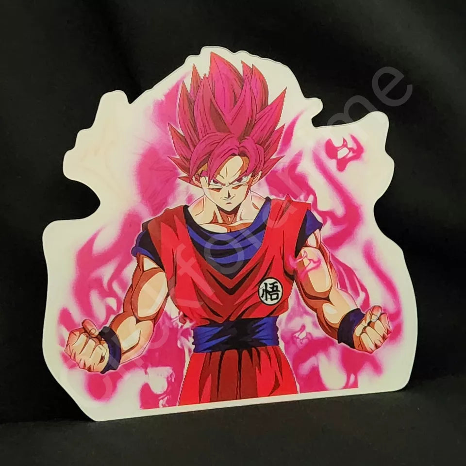 Dragon Ball Z : Goku 3D Moving Sticker Anime Lenticular Car Laptop Decal Super