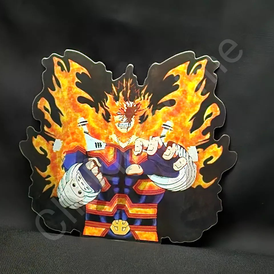 My Hero Academia: Endeavor 3D Moving Sticker Lenticular Decal Anime Manga