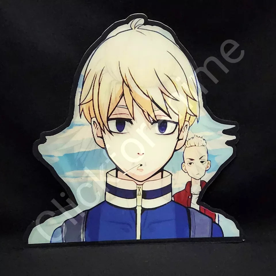 Tokyo Revengers Mikey Manjiro Sano 3D Moving Sticker Anime Lenticular Decal Notebook Car Laptop