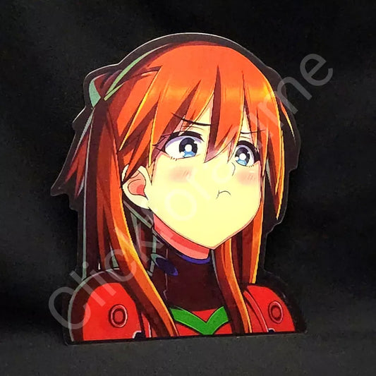 Neon Genesis Evangelion 3D Moving Sticker Lenticular Decal Asuka Langley Rei