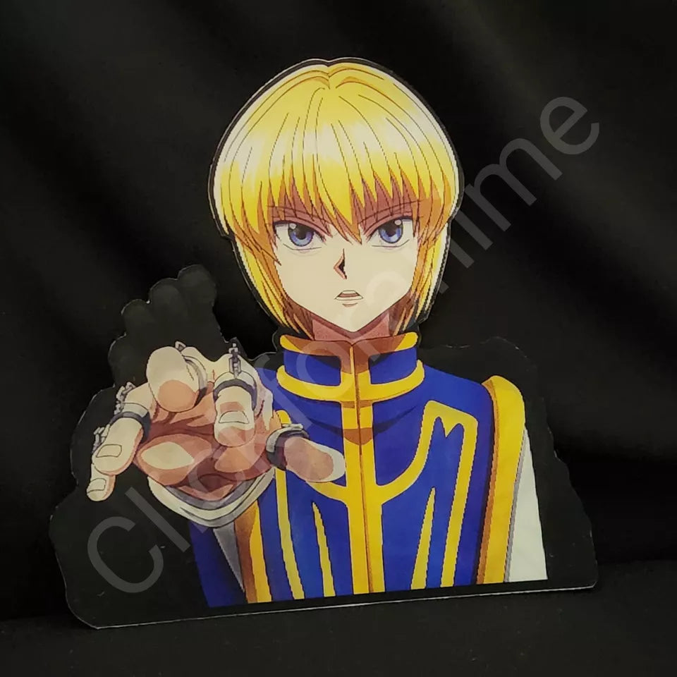 Hunter X Hunter: Kurapika 3D Moving Sticker Lenticular Car Laptop Decal