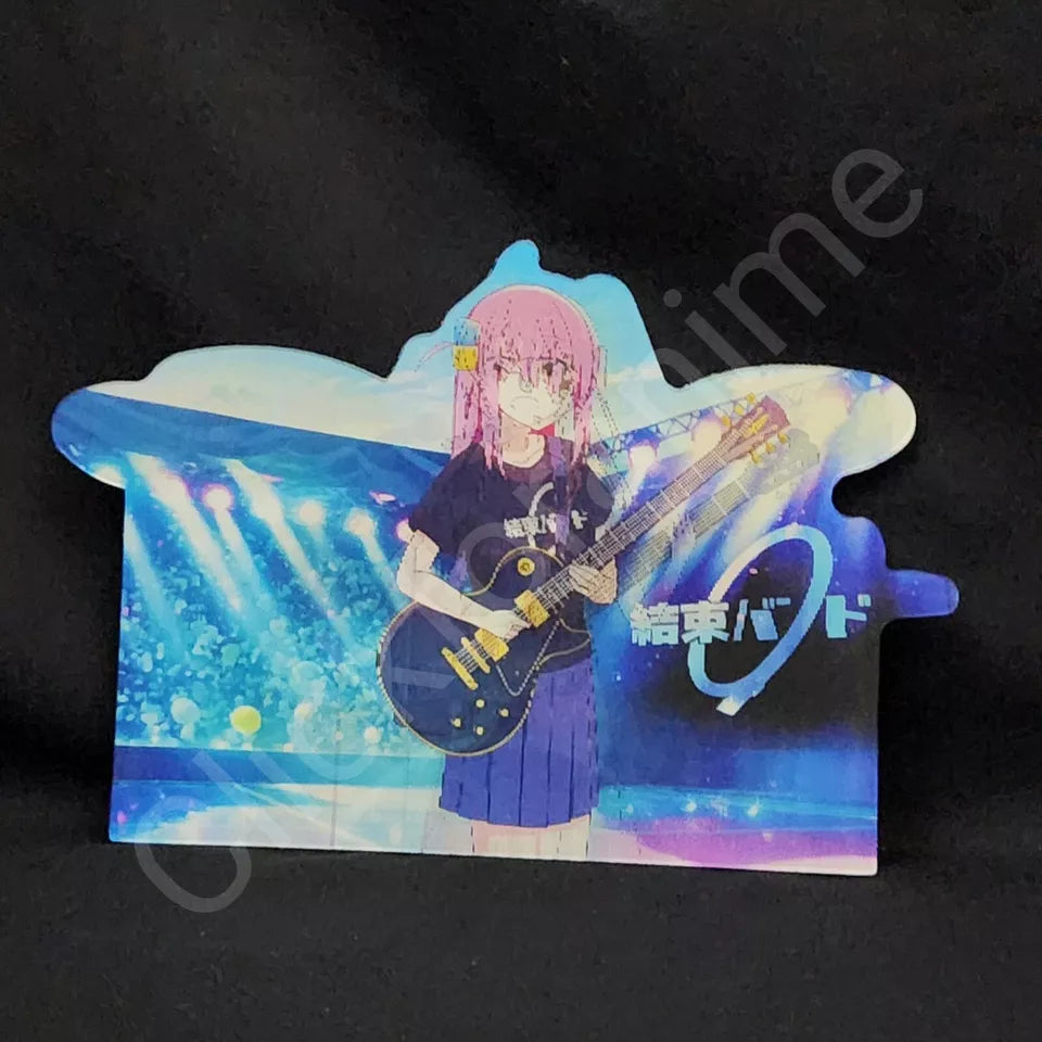 BOCCHI THE ROCK! 3D Moving Sticker Lenticular Decal Changing Design