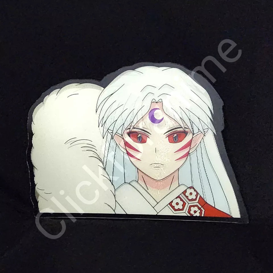 Inuyasha: sesshomaru 3D Moving Sticker Lenticular Anime Manga Decal Classic