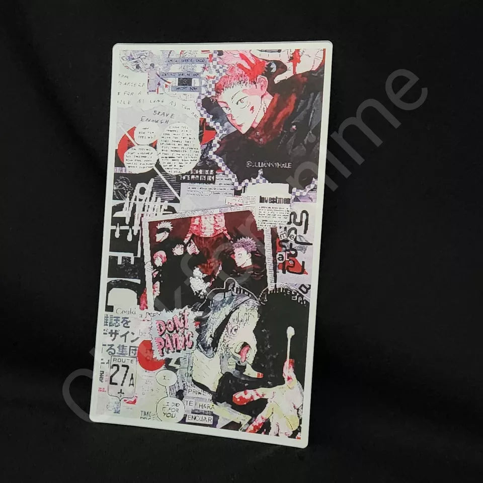 Jujutsu Kaisen 3D Moving Sticker Anime Manga Lenticular Decal Manga Style Art