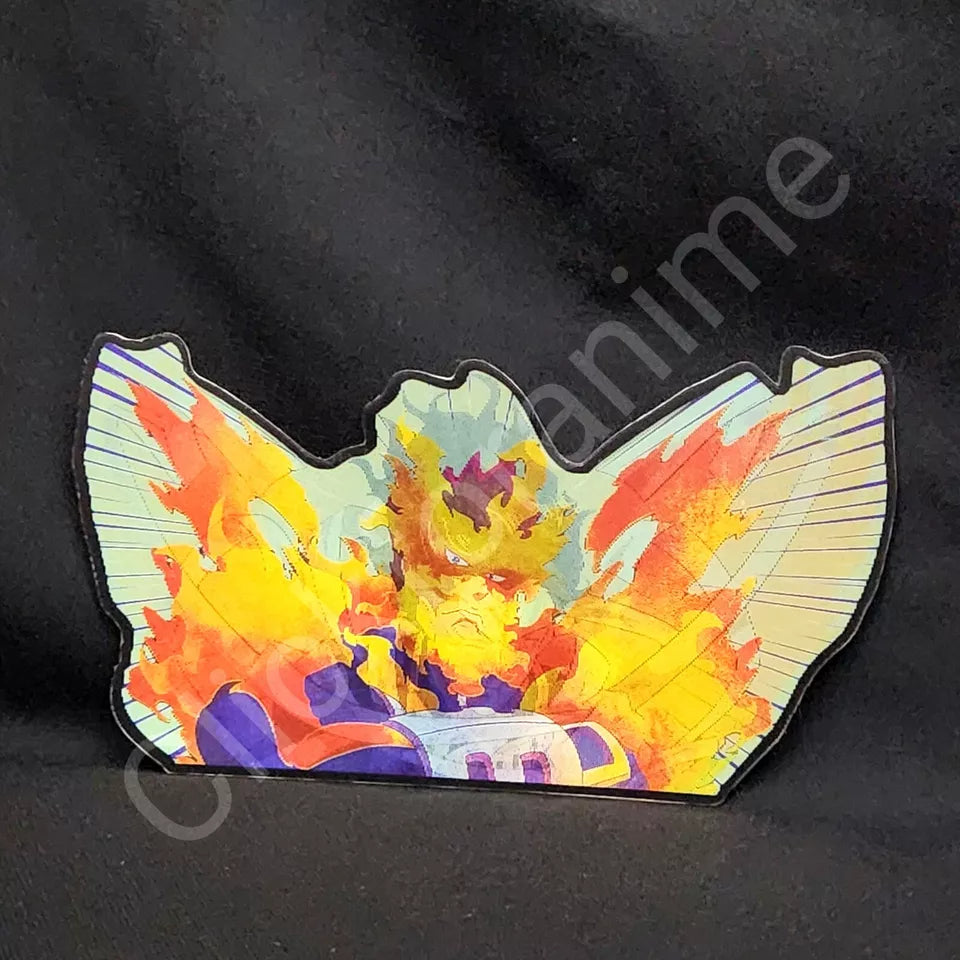 My Hero Academia: Endeavor Aizawa Hawk 3D Moving Sticker Lenticular decal Anime