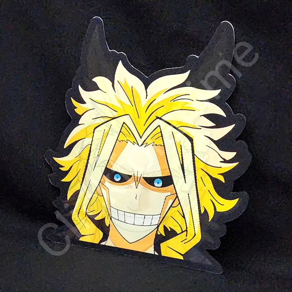 My Hero Academia: All Might 3D Moving Sticker, Anime Manga Lenticular Decal