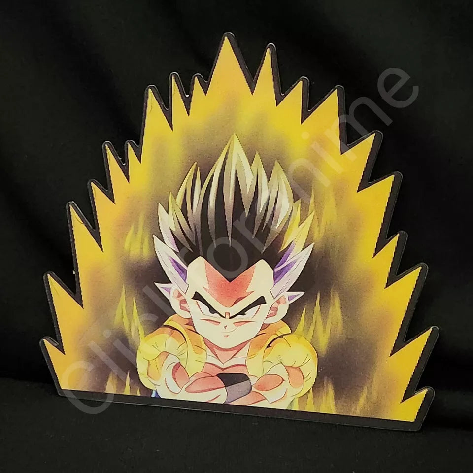 Dragon Ball Z : Gotenks Super Saiyan , 3D Moving Sticker Lenticular Car Decal