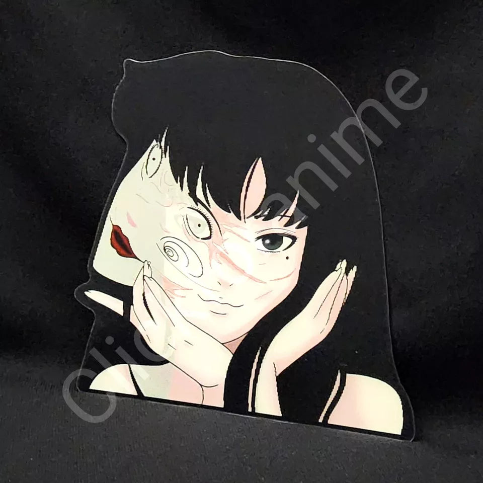 Junji Ito: Tomie 3D Moving Large Sticker Lenticular Decal Horror Anime Manga