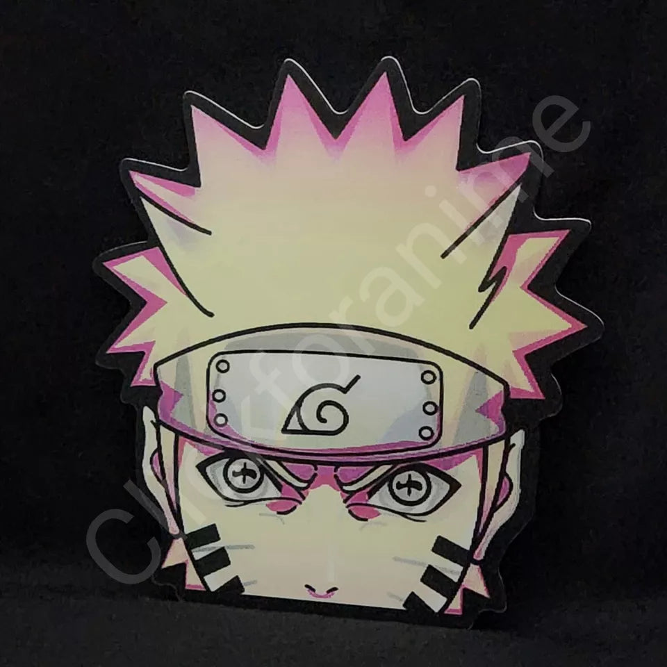 Naruto Shippuden: Naruto Uzumaki 3D Moving Sticker Anime Manga Lenticular Decal