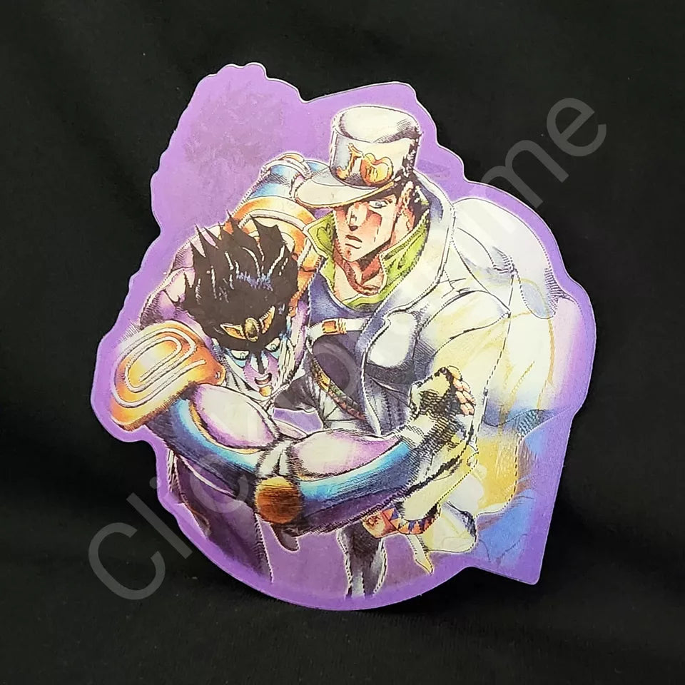 JoJo's Bizarre Adventure: Jotaro Kujo 3D Motion Sticker Anime Lenticular Decal