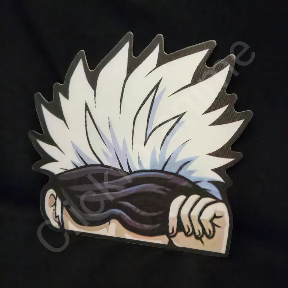 Jujutsu Kaisen: Satoru Gojo , 3D Moving Sticker Anime Manga Lenticular Decal Eye JJK