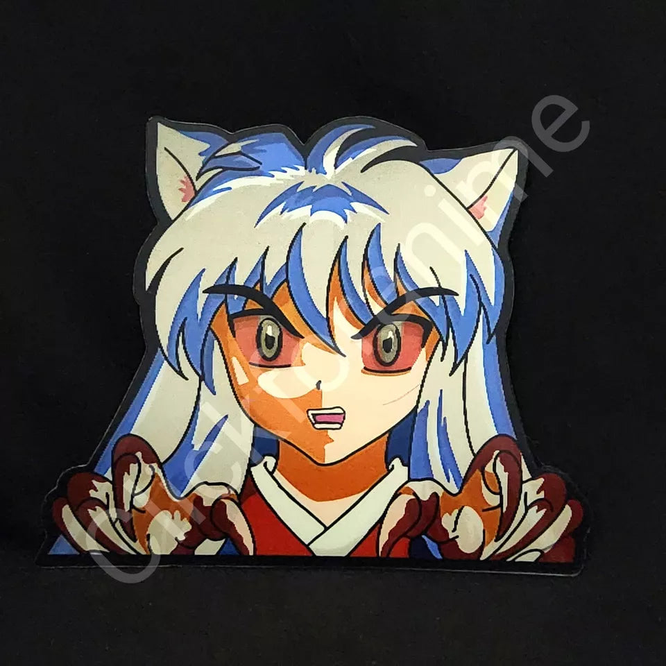 Inuyasha 3D Moving Sticker Lenticular Anime Manga Decal Classic