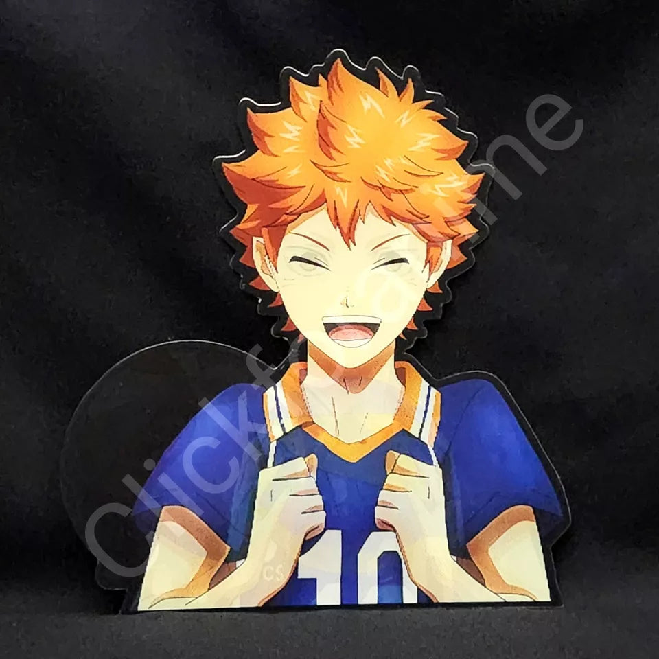 Haikyu!! Shoyo Hinata 3D Moving Sticker, Anime Manga Lenticular Decal Vollyball