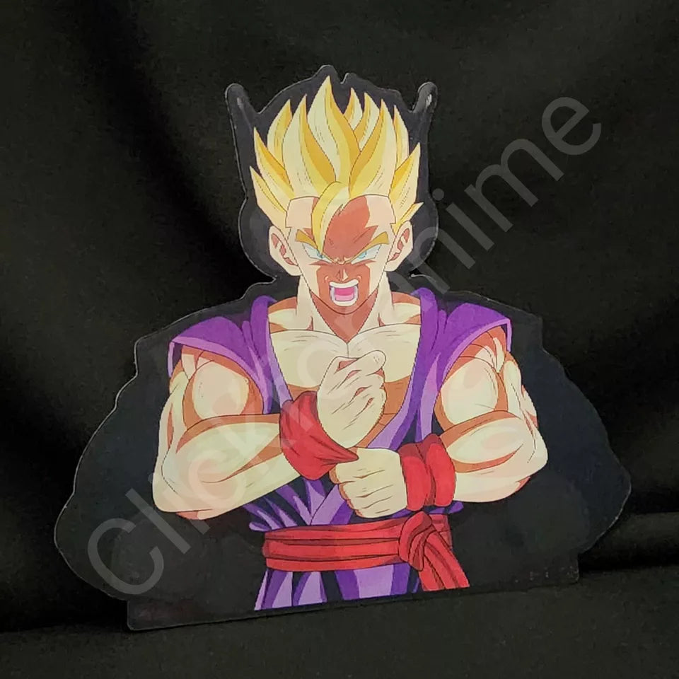 Dragon Ball Z : Gohan Great Saiyaman , 3D Moving Sticker Lenticular Car Decal