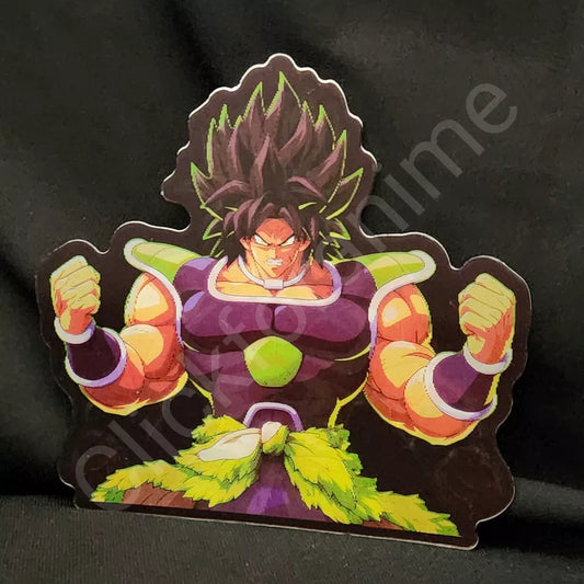 Dragon Ball Z : Broly, 3D Moving Sticker Lenticular Car Laptop Decal