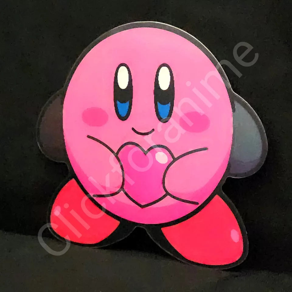 Kirby 3D Moving Sticker Lenticular Decal Cute Anime Kawaii