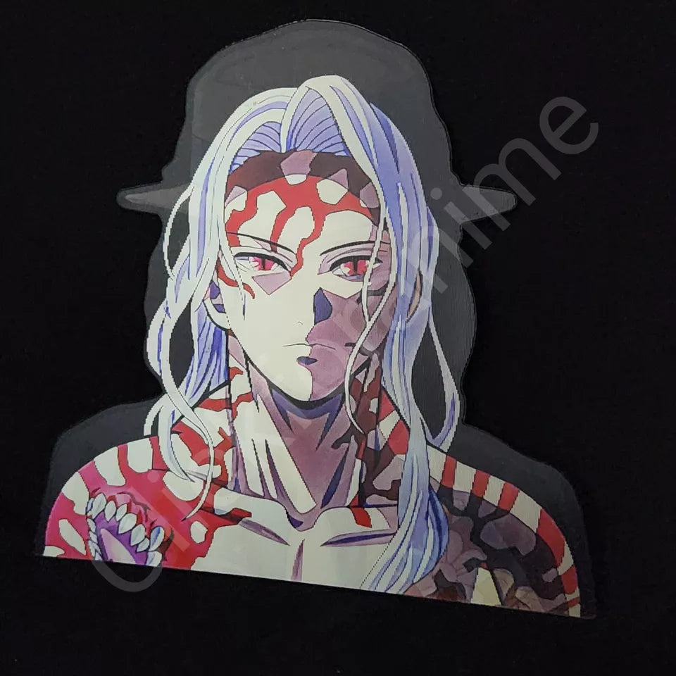 Demon Slayer: Muzan Kibutsuji 3D Moving Sticker Lenticular Anime Manga Decal
